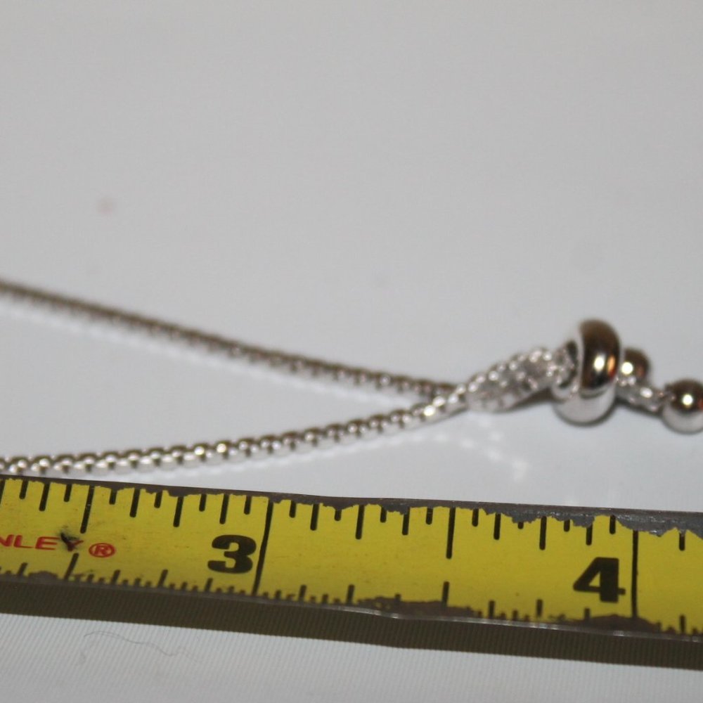 New 925 Sterling Silver Turquoise Sleeping Beauty Bolo Bracelet - Picture 5 of 6